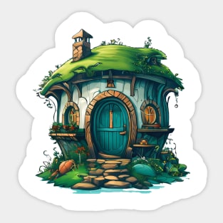 A Hobbit House Sticker